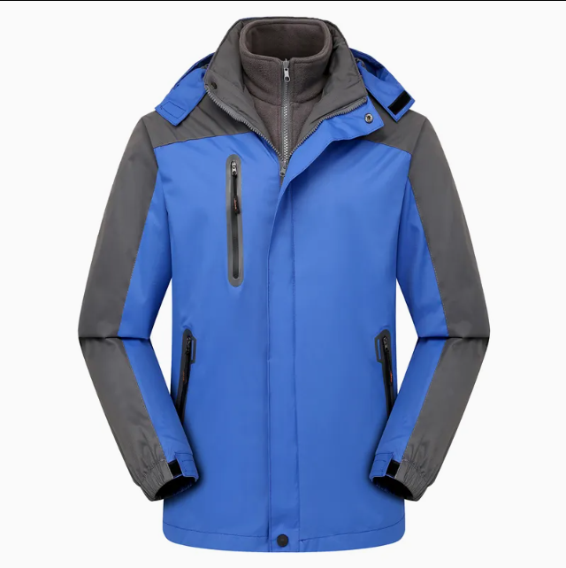 Men's Fashion Mountaineer Jacket - Durable Windproof #0721 Outerwear for Hiking & Cycling Activities