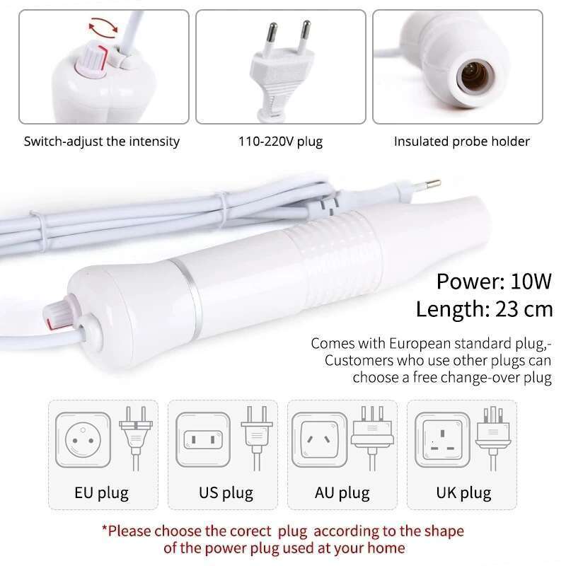 Darsonval Portable High Frequency hine Skin With 6 Neon & Argon Wands Remove Wrinkles Acne Facial Therapy Wand