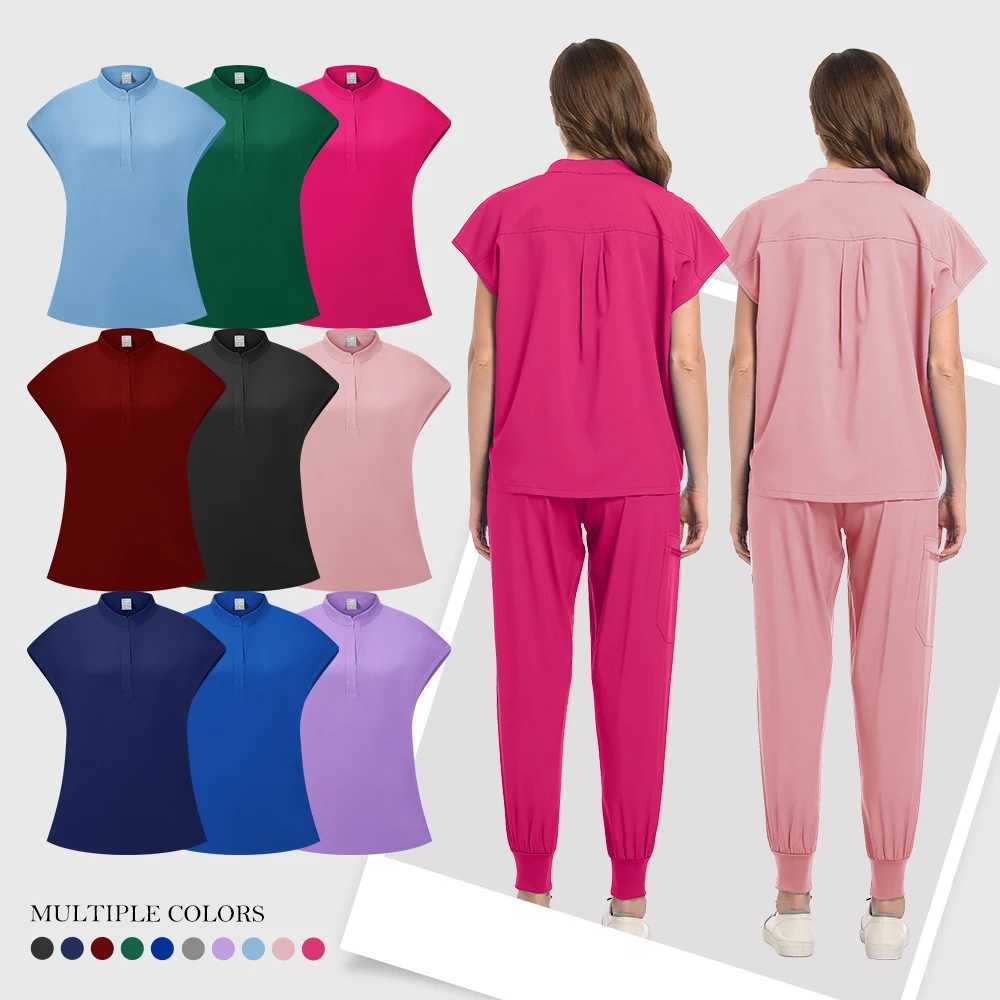 Multi Colored Neutral Short Slved Pharmacy Nurse Uniform Hospital Doctor Work Uniform Oral and Dental Surgery Uniform Medic X250410