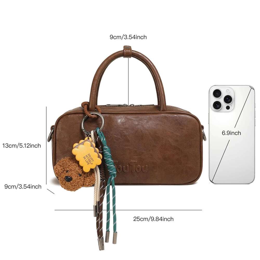 Designer Bag TOUTOU Boston Bowg Imitation Plant Tanning Premium Autumn Single Shoulder Handheld Crossbody Bag For Women Christmas Gift