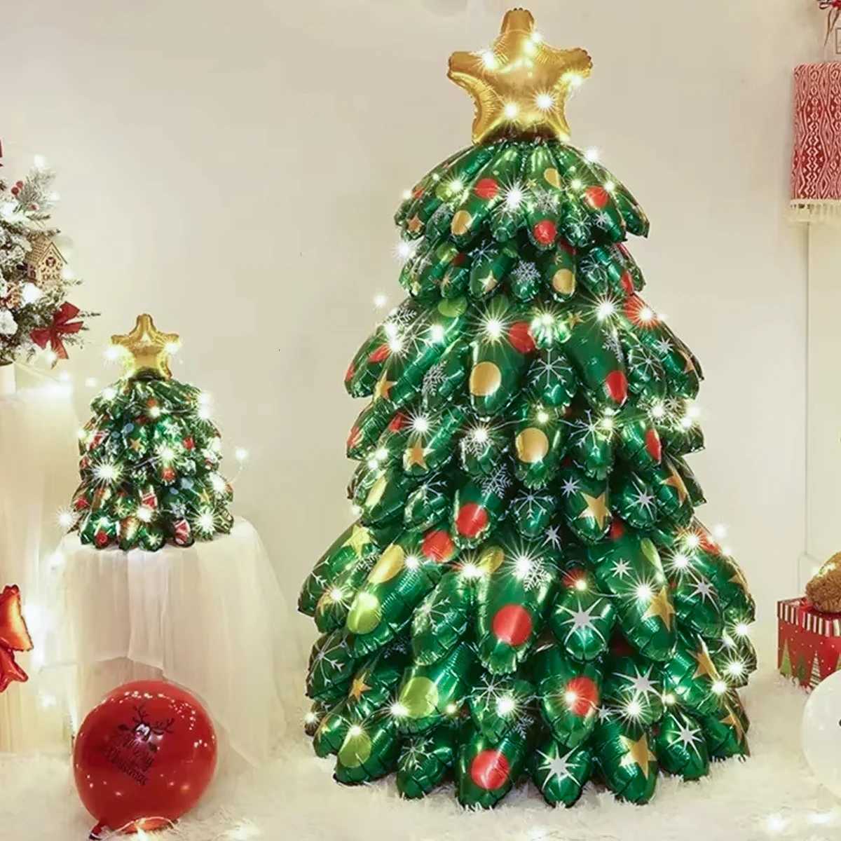 Christmas Large Christmas tree balloon decorations Christmas party decorations holiday parties winter birthdays garden decorations Y251111