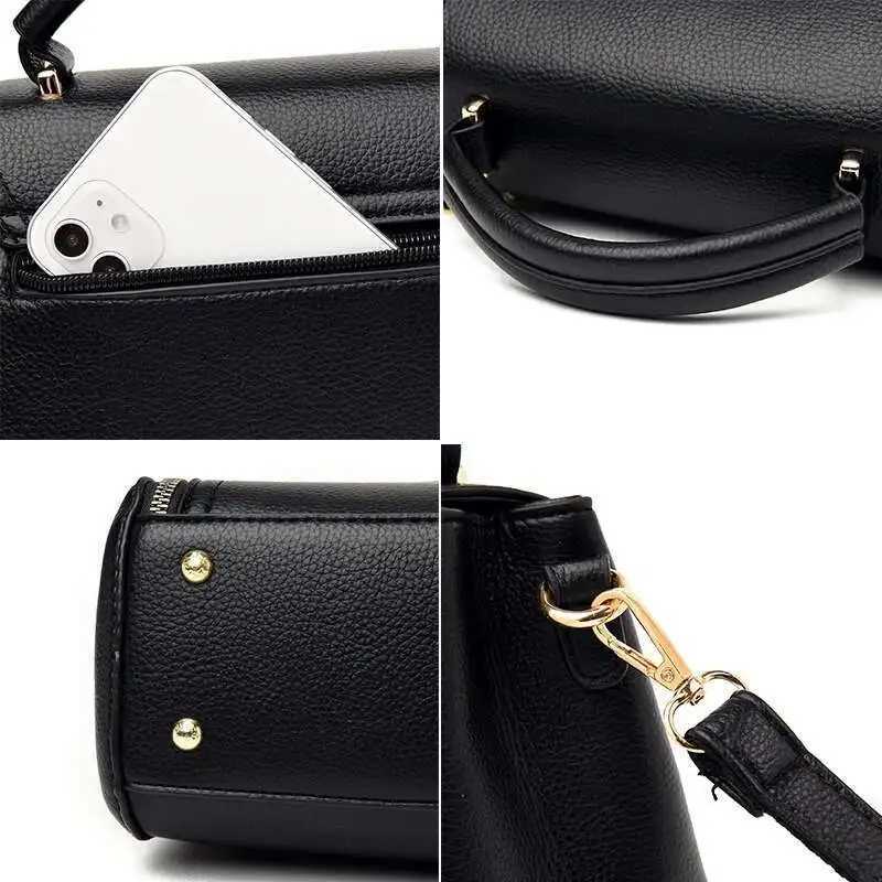 2025 Womens High Quality Casual Shoulder Bag Eent Designer Girl Messenger Bags Three Layer Large Capacity Wallet HandbagT251110