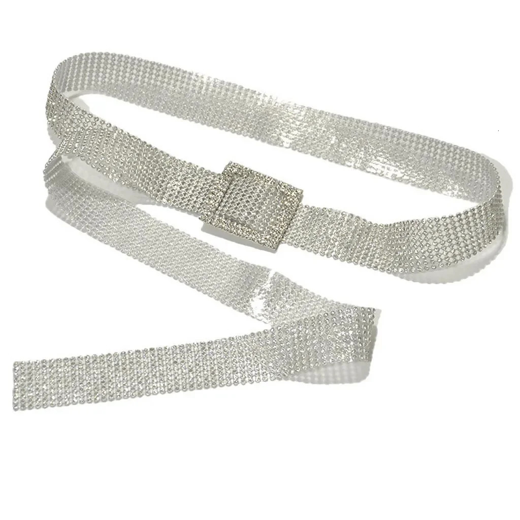 WomenS Belt Waist Chain Full Diamond Crystal Belt Waist Belt Sparkling Rhinestone Chic 251110