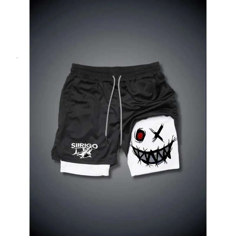 Casual Shorts Women's Wear Men's Wear New Sports 2 In 1, Male, Breathable And Informal Sportswear, Double Layer, Running, M-3Xl Basketball S
