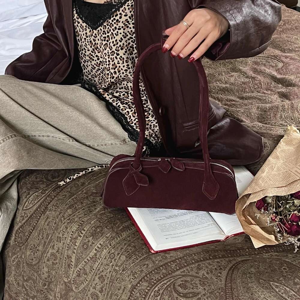 Motingsome Women Saddle Bag 100% Natural Handbag And Purse Retro Matte Cowhide Shoulder Pouch Chic Lady Mini Tote 2024 New