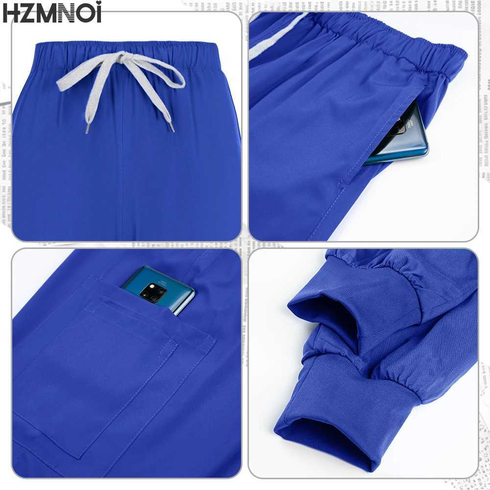 Medical Nurse Uniform High Quty Doctor Suits Uniforme Scrub Set Women and Mens Modern V-Neck Tops and Pant Hospital Workwear X250410