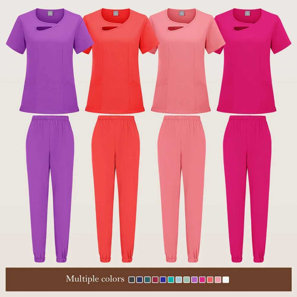 New Hospital Medical Scrub Set Uniform Mens and Womens Scrub High-end Set Beauty Workwear Nurse Accessories Dental Surgery Set X250410