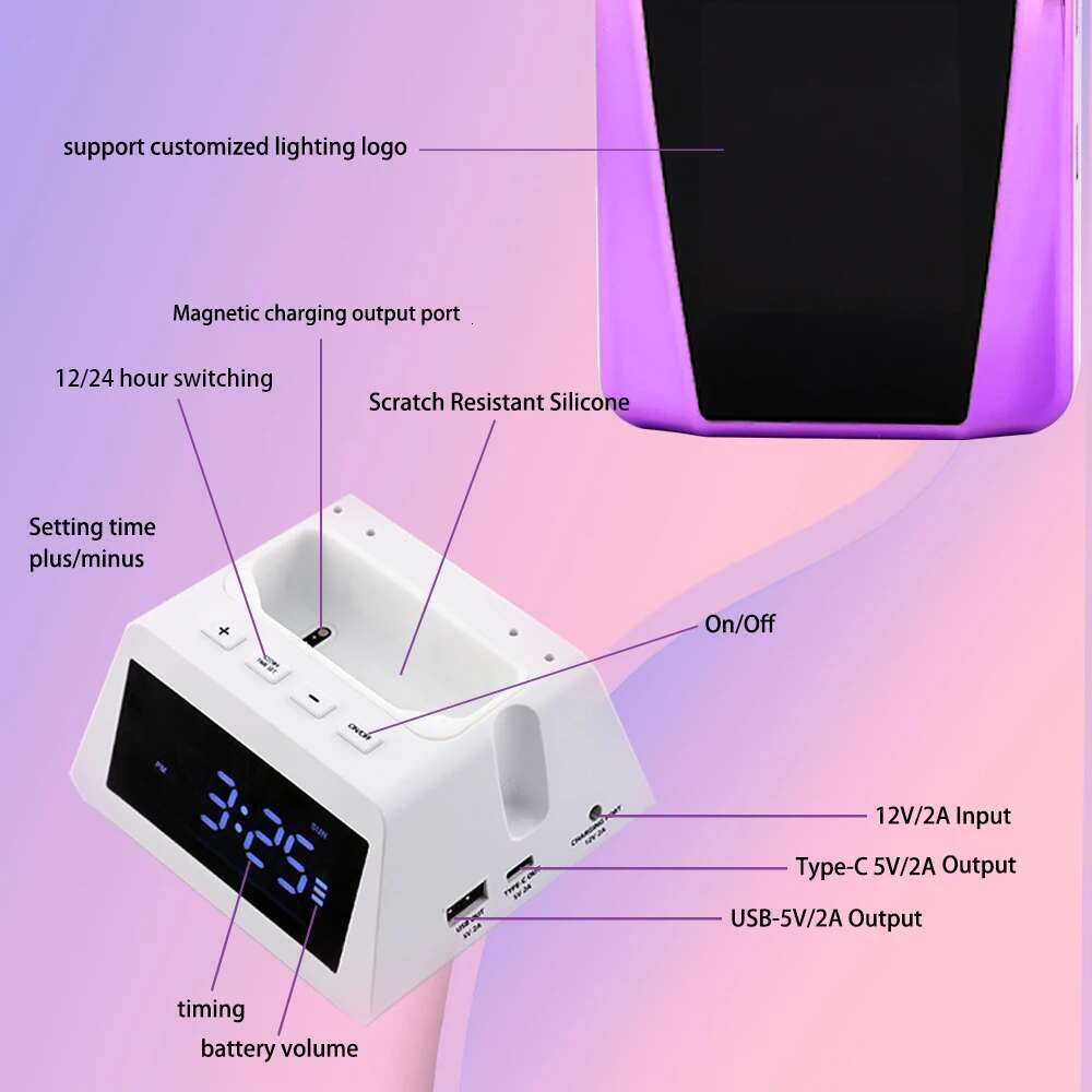 New Arrival High Power 85W Brushless Lcd Display 2 in 1 Nail Drill hine 45000 Rpm for Manicure