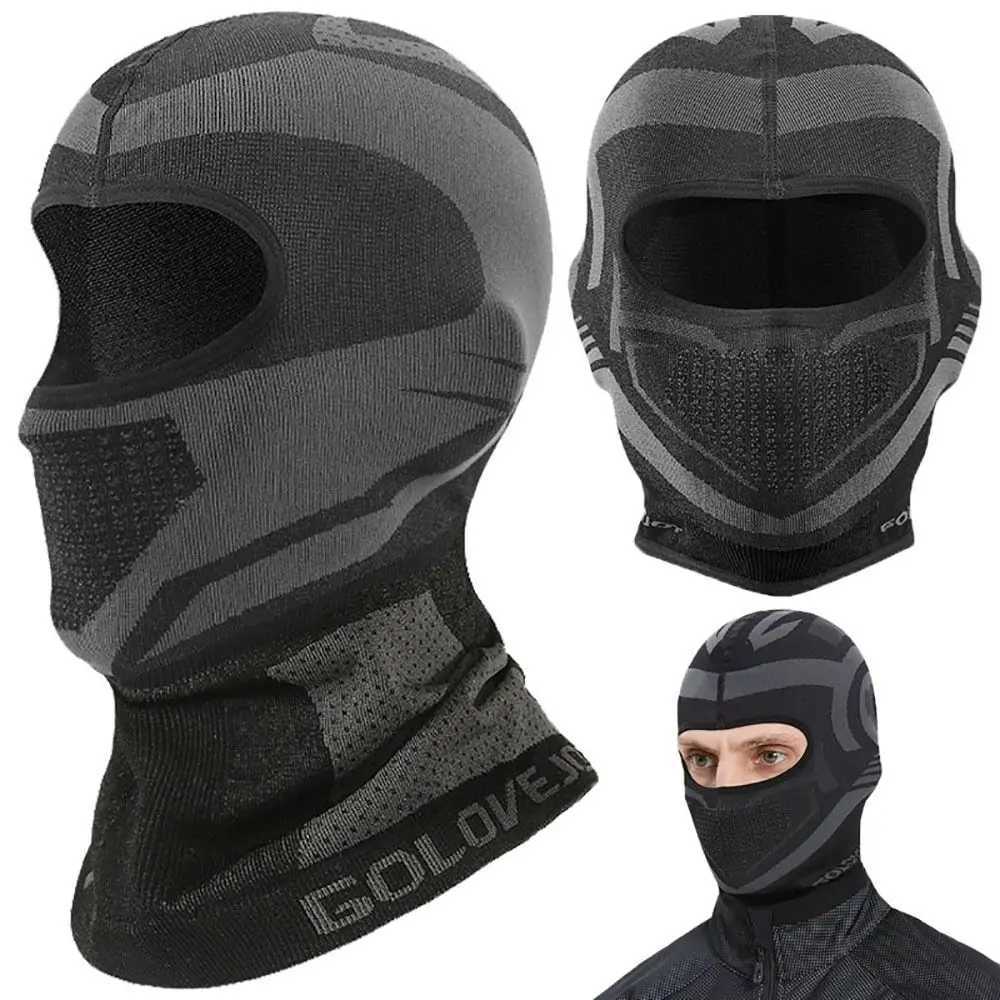 1Pcs Winter Balaclava Full Face Mask Plus Velvet Cycling Sports Helmet Liner Windproof Sunscreen Motorcycle Bicycle Headwear Hat S251110