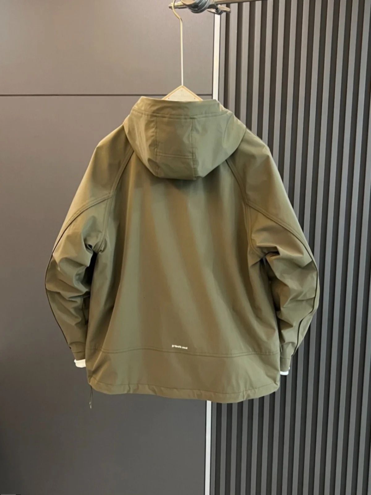 Spring Autumn Mens Casual Hoodie Jaet Outdoor Faion Simple Color Workwear Coat Youth ular Stand Fit Ox C 251105