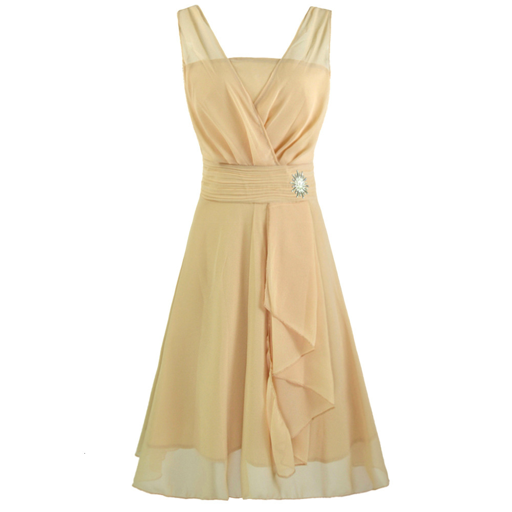 Large women's bridesmaid Annual toast short Cocktail dress
