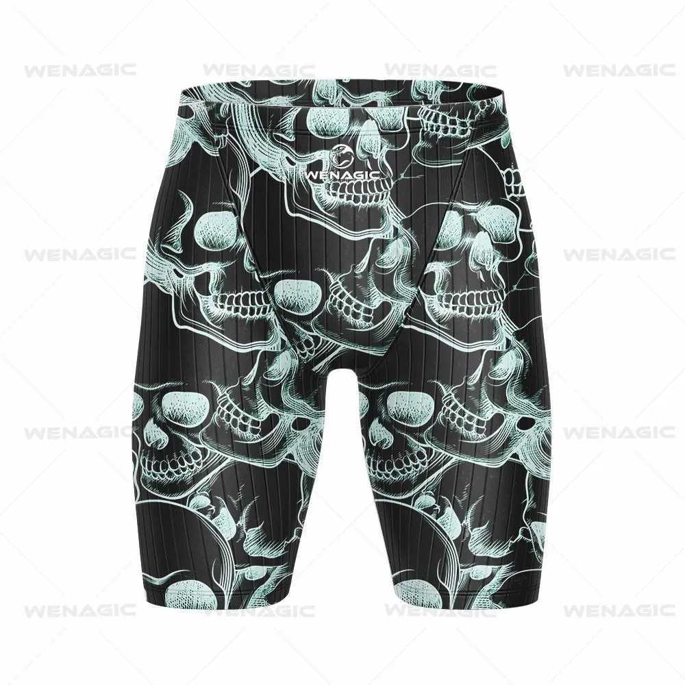 Mens swimsuits training shorts beach tight swimsuits interference running surfing shorts diving shortsW250410