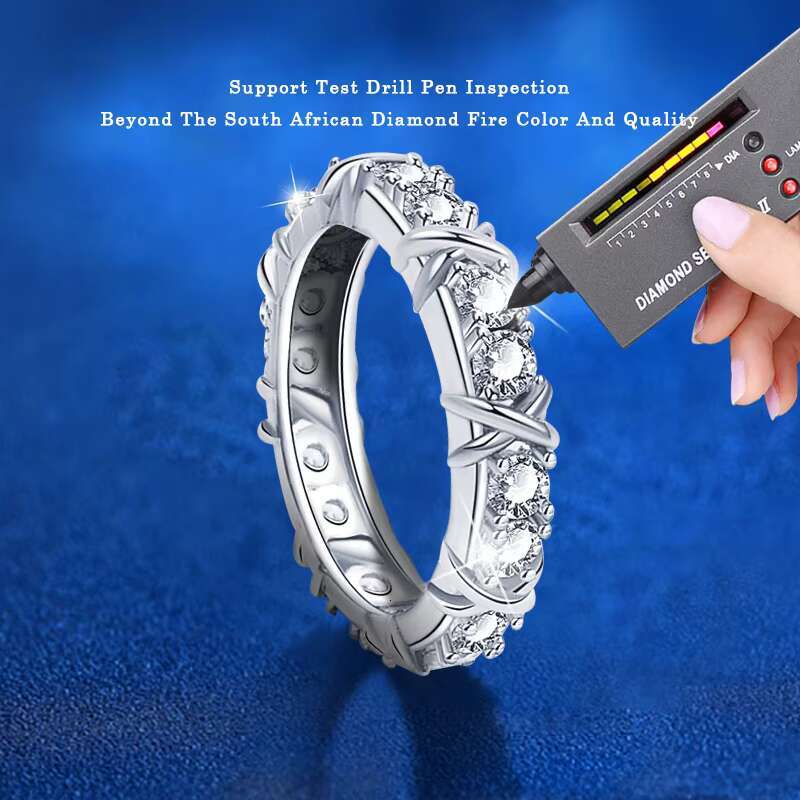 New 925 Sterling Silver Ring Sparkle Diamond High Quality for Women Rings Wedding Fine Jewelry Accessories Party Gift