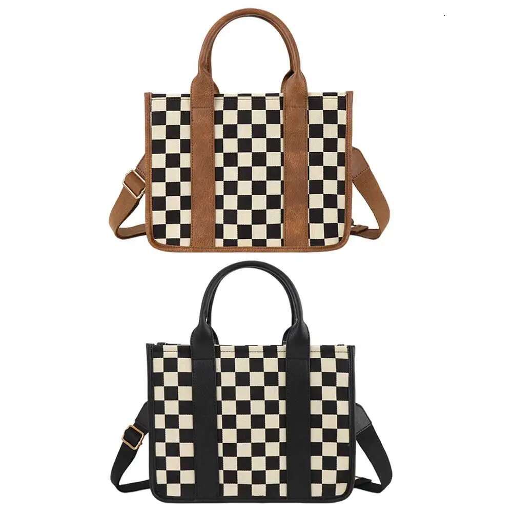 2025 New Women's Canvas Loose Designer Women's Handbag Capacity Fashionable Slanted Adjustable Strap Daily Commuter Big Work Bag5