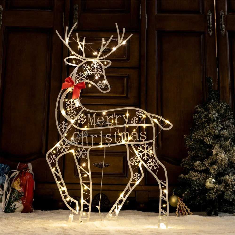 Christmas 3Pc Originali Lighted Deer Reindeer Family Lighted Deer Christmas Decor With Led Lights Light Up Bucks Indoor Or Outdoor Yard Y251111