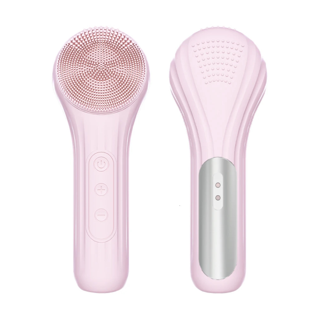 Electric Cleansing Brush Sonic Face Massager Warming Deep Pore Cleaning Waterproof Silicone Blackhead Remover 251106