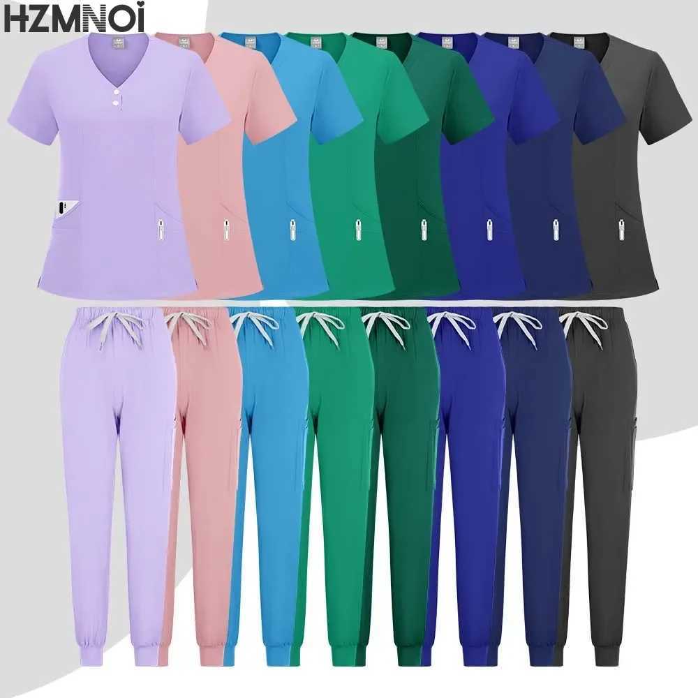 Surgical Uniforms Scrubs Sets Medical Nurse Uniforms for Women Full Surgical Uniform Man Beauty Sn Workwear Clinical Scrubs X250410