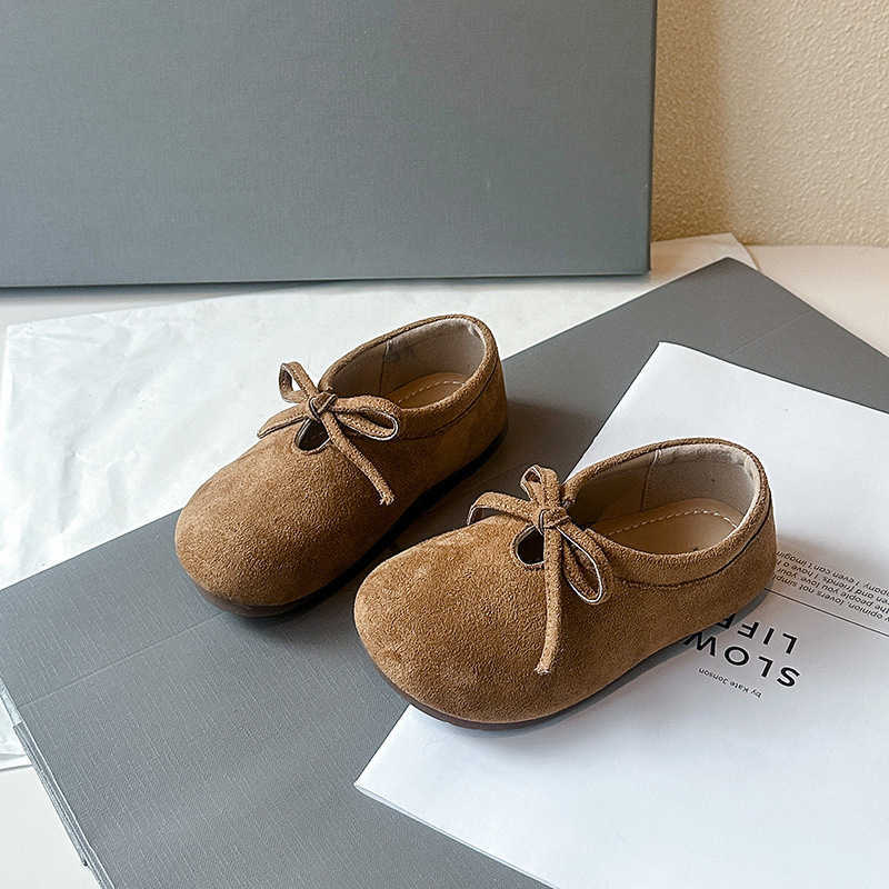 Girls Shoes Spring and Autumn 2025 New Childrens Shoes Girls Little Leather Shoes Toddler Trendy H251110