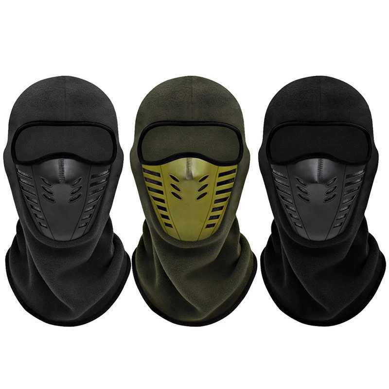 1Pieces Outdoor Cycling Mask Fleece Thermal Face Mask Men Warm Motocycle Riding Motobike Biker Winter Mountaineering Scarf S251110