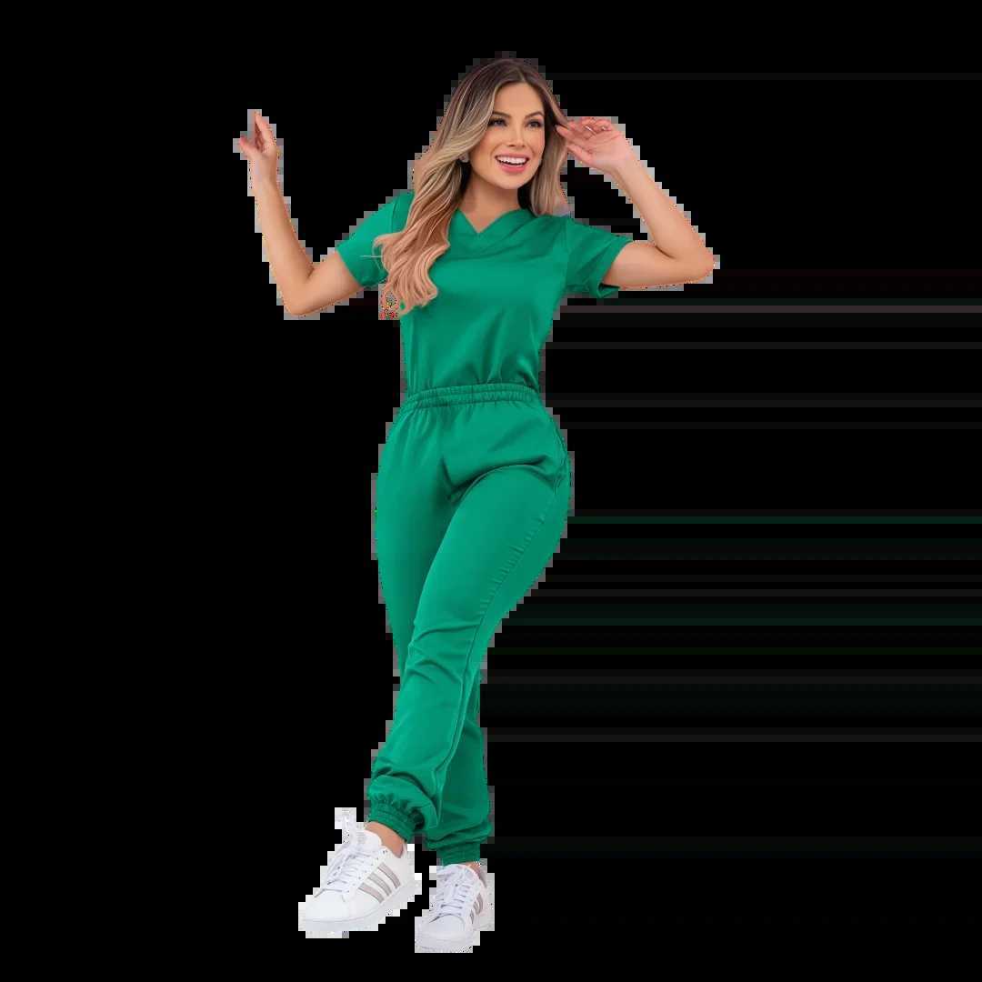 High quality frosted doctor medical center uniform comfortable staff scrub set womens beauty spa Sn Tunic Top+Pants workwear X250410