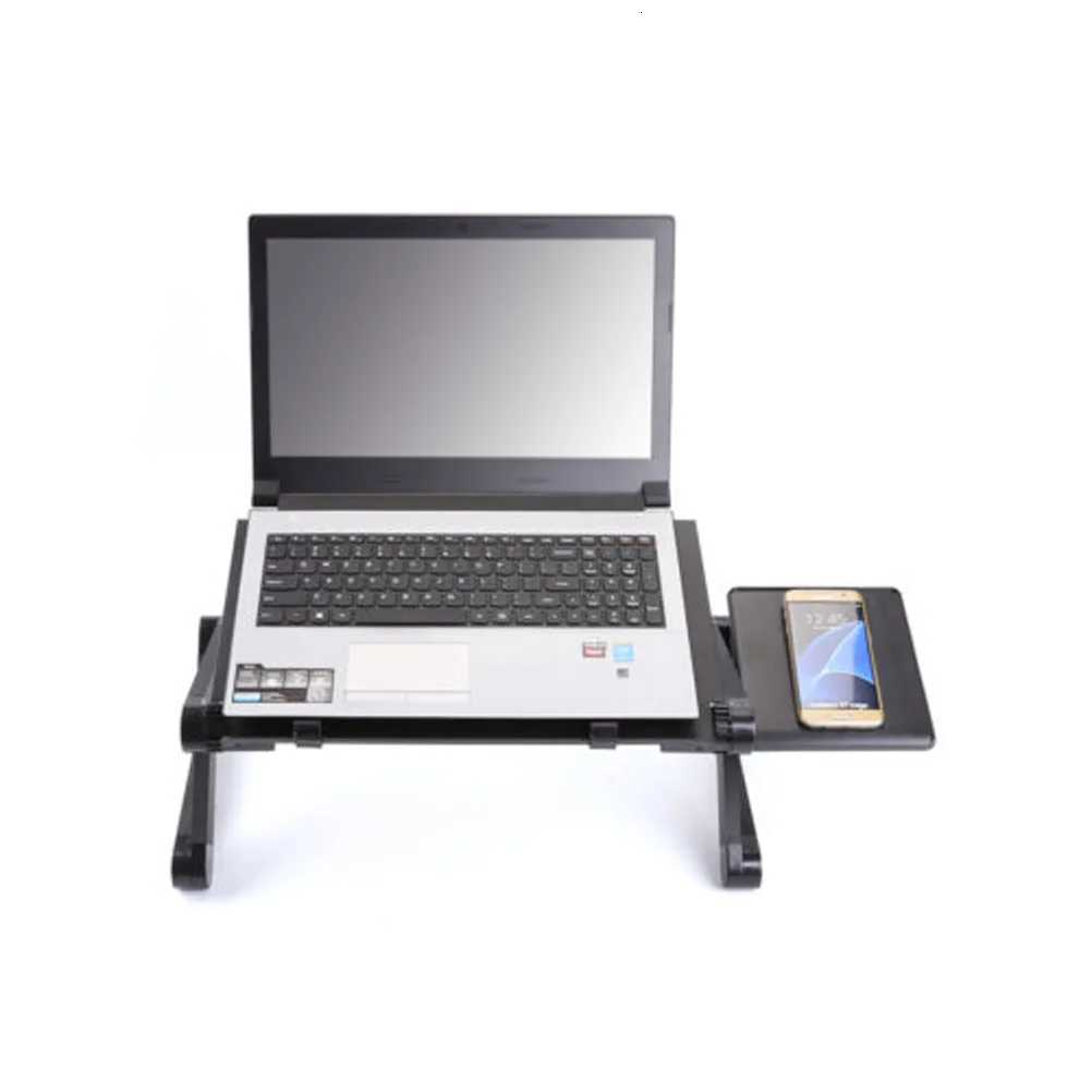 Portable Laptop Stand 2-Fold Structure Metal Legs ly Adjustable Height Anywhere Use Foldable Standing Desk C251111