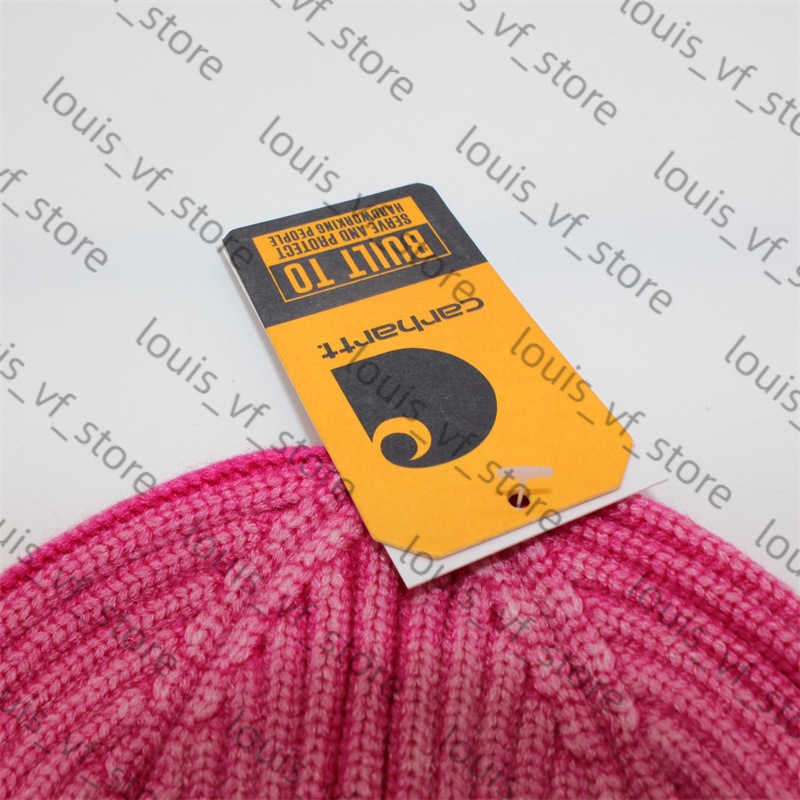 Trendy Winter Fabric Patch Knitted Hat Hip-hop Bean Outdoor Woolen Cold Hood Cover Warm H250411