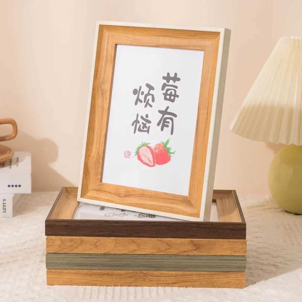 American Simplicity Picture A3 A4 Family Photo Frame Wall Decorative Ornaments for Living Room Bedroom Acrylic Home Decor L251110 H260306