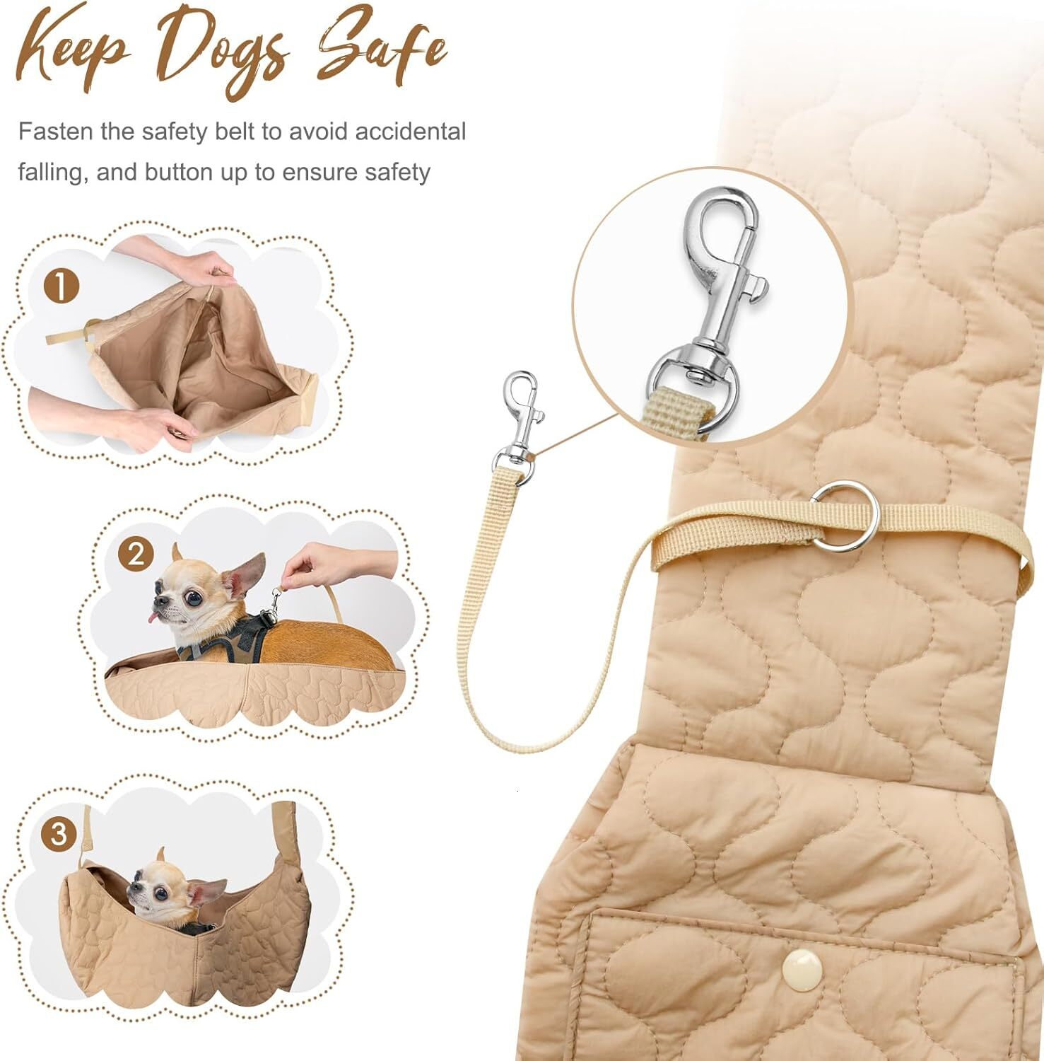 jourcraf dog and cat harness handsfree pet harness bag adjustable pet soft harness with padding adjustable shoulder strap machine washable travel safe