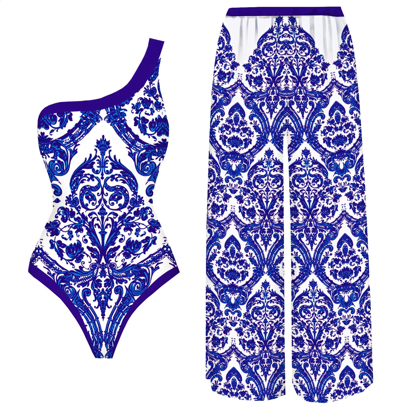 2025 Arrival Push Up One Piece Swimsuit Ruffle Beach Wear Swimwear Women Wrap Skirt Swimsuit Cover Up Sexy Sarong Plage 250410