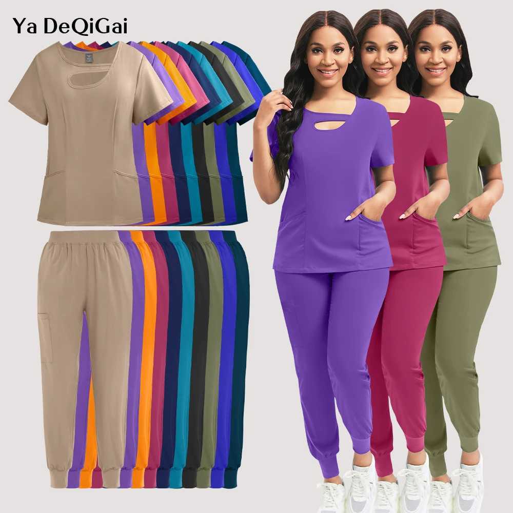 operating room workwear medical uniforms womens hospital workwear washer kit dental nurse kit jogging workwear X250410