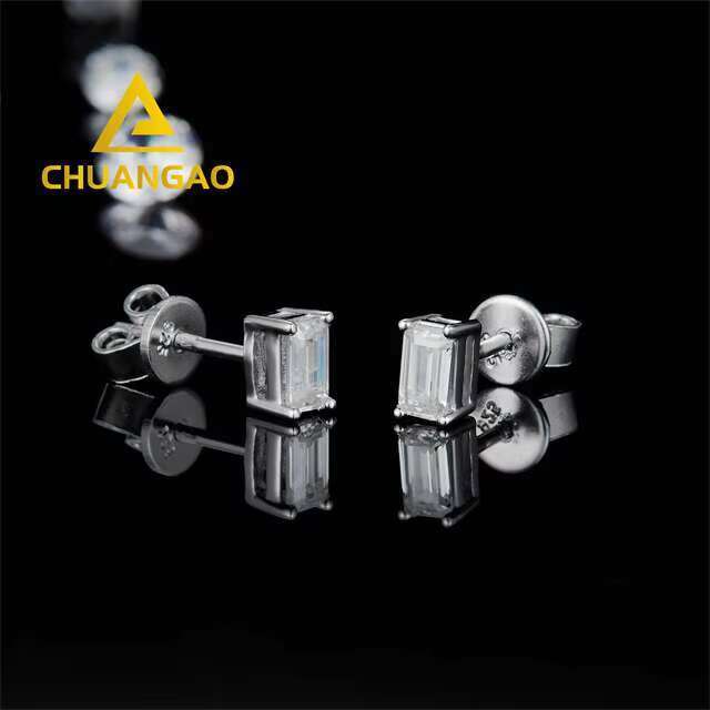 New Products Moissanite Wedding Pendant Sets Ring 925 Silver Moissanite Wedding Set Moissanite Earrings Set