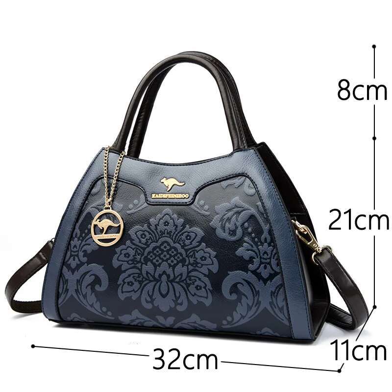 New Bag Designer Cowhide Handbags Famous Brands Crossbody Bag For Women Leather Shoulder Bags Sac A Main
