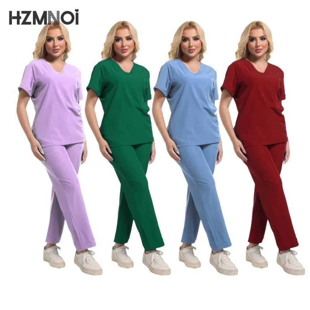New Scrubs Set Medical Uniforms Uniform Doctor Surgery Overalls Beauty Sn WorkwearWorkers Scrubs Dentistry Work Clothes Set X250410