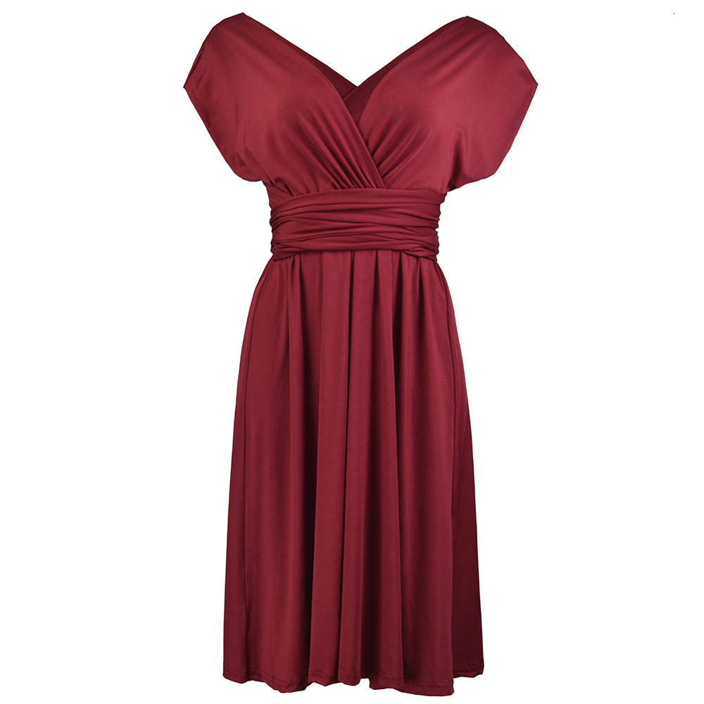 Dresses bridesmaid multi dressing bandage sisters large women's dress