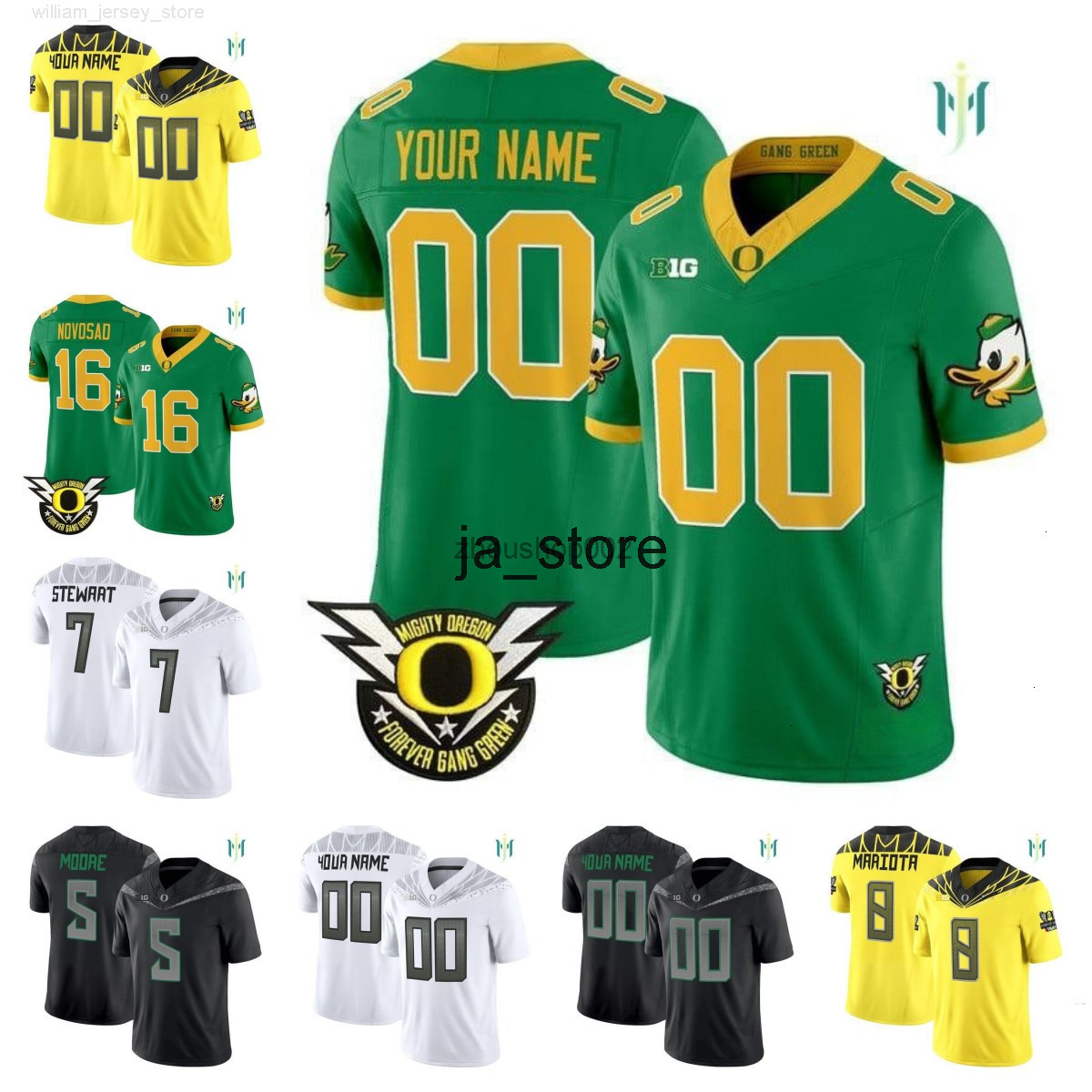 Hot Mens Oregon Ducks 2025 custom stitched football jerseys Dante Moore Austin Novosad Evan Stewart Bryce Boettcher Marcus Mariota women youth xxs6xl all size