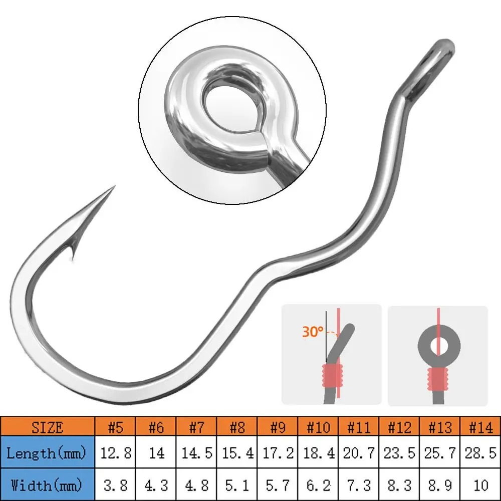 12 Pcs Durable Automatic Flip High Carbon Steel Fishhook With Eye Anti Slip Fishing Hook Sharp Barbed Fishing Tackle Accessories 251103