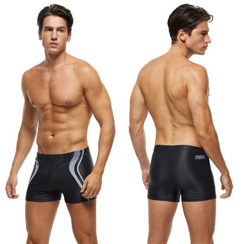 Datifer New Swimsuit Mens Summer Beach Surfing Fashion Swimsuit Boxing Shorts High Quality Mens Swimsuit with MatW250410