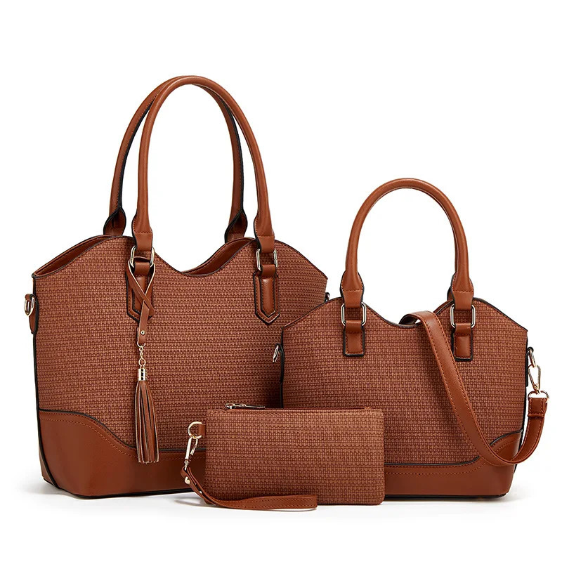 2025 Mother and Daughter Bag Threepiece Set Large Medium Similar To Fashionable 251110