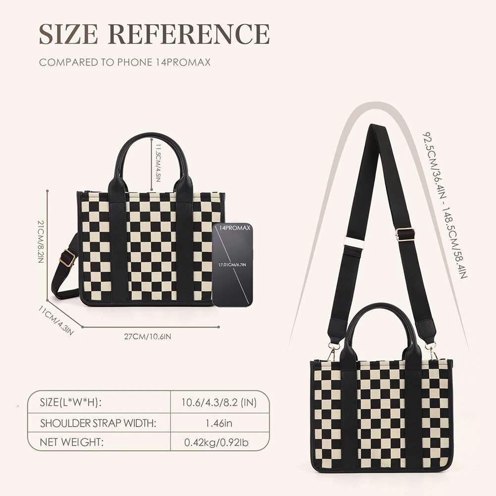 2025 New Women's Canvas Loose Designer Women's Handbag Capacity Fashionable Slanted Adjustable Strap Daily Commuter Big Work Bag5