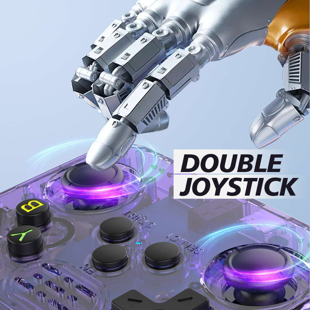The new r36s Open source handheld console Portable retro arcade game nostalgia 3d dual system handheld