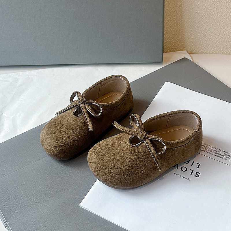 Girls Shoes Spring and Autumn 2025 New Childrens Shoes Girls Little Leather Shoes Toddler Trendy H251110