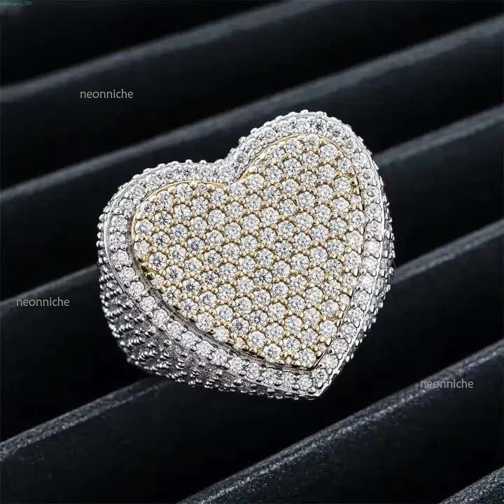 28 Styles Collection Sier Jewelry VVS Moissanite mens Real Gold Plated Hip Hop Iced Out Rings Men Dia Ring gorgeous