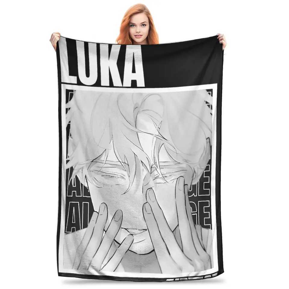 Super Soft BlanketsKids Adult Travel Luka en stage Anime Manga Throw Blanket Flannel Bedspread For Couch Bed Sofa Bed Cover C251111