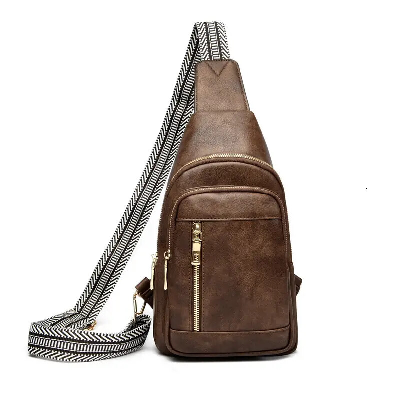 FL- Women's Crossbody Handbags Leather Women Shoulder Bag Fashion New Pattern Simple Solid Color Large Layered Practical Messenger Bag Women'