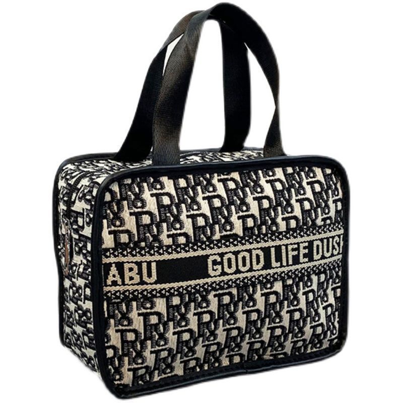 2025 Large-capacity and high-value makeup bag popular on Instagram Storage bag for women portable for going out and carrying by hand