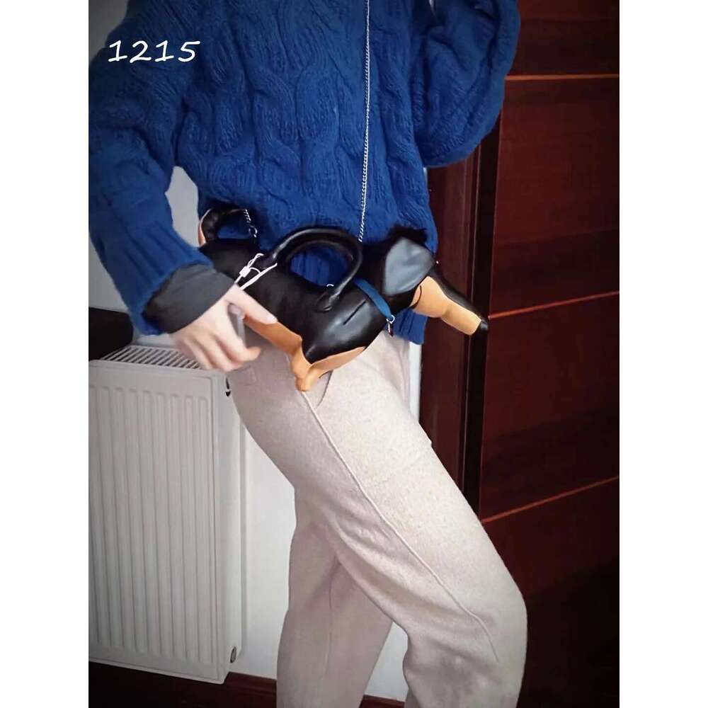 Cartoon Dahund Dog Shape Handbag Women Purses Shoulder Girls Crossbody Designer Ladies Mini Clutch Bag