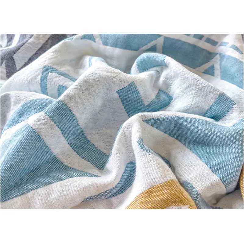 2025 Japanese-style cotton washed cotton towel quilt three-layer gauze thin summer cool quilt office nap blanket sofa blanket C251111