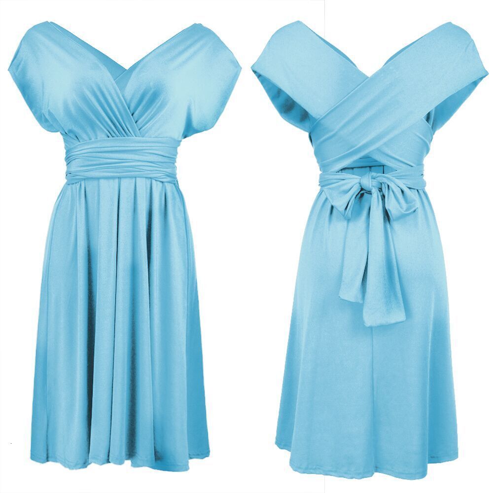 Dresses bridesmaid multi dressing bandage sisters large women's dress