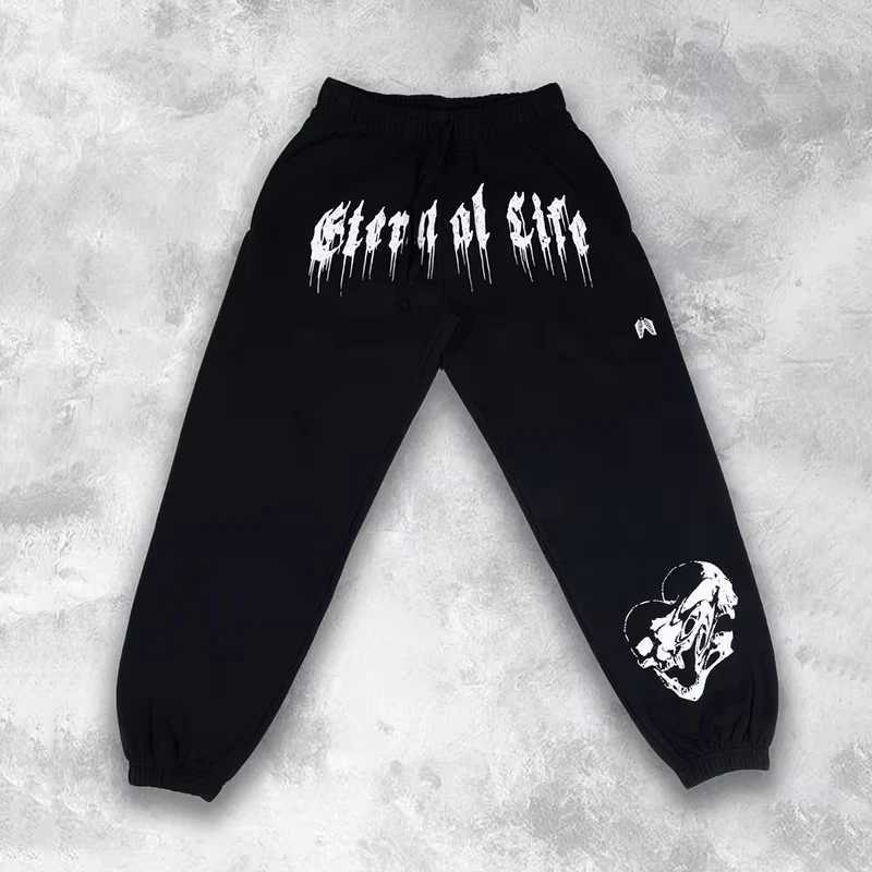2024 Spring Mens Sports Pants European and American Long Sports Leisure Fitness Training Pants Gym Mens Sports PantsXJ250410