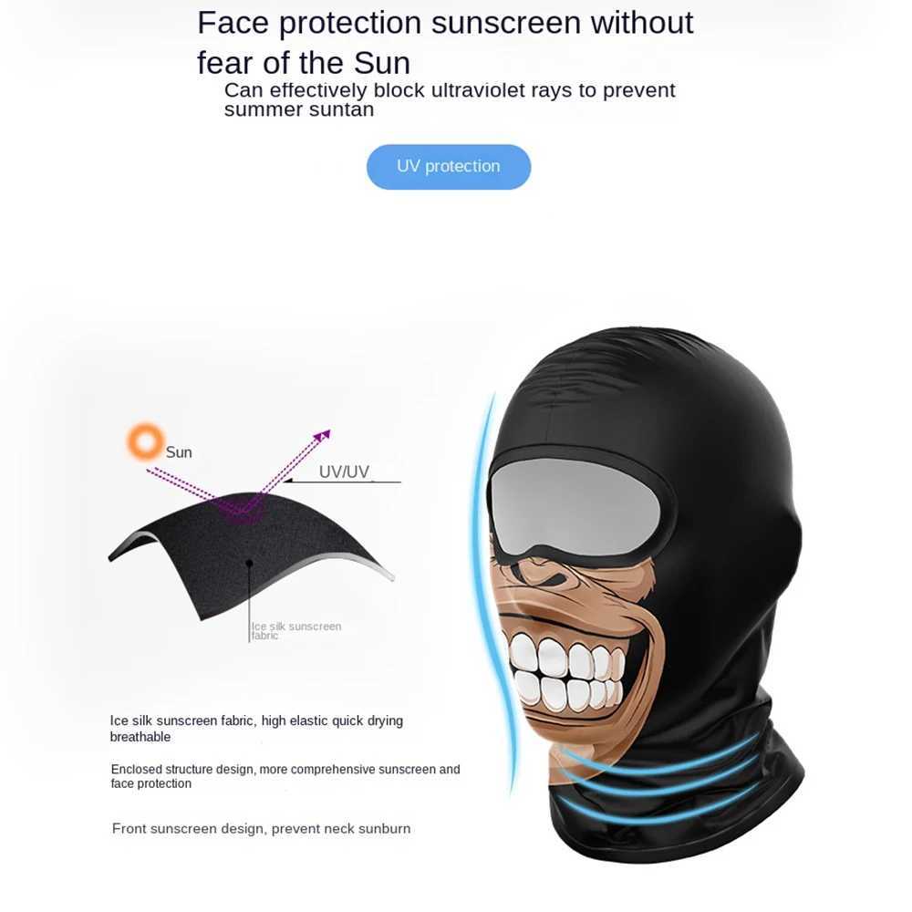 Balaclava Face Mask Moto Clown Ghost Skull Mask Breathable Windproof UV Sun Dust Protective Full Face Cover For Summer Sprin S251110